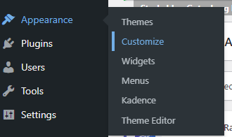 How to add a search bar on WordPress Kadence WP Theme