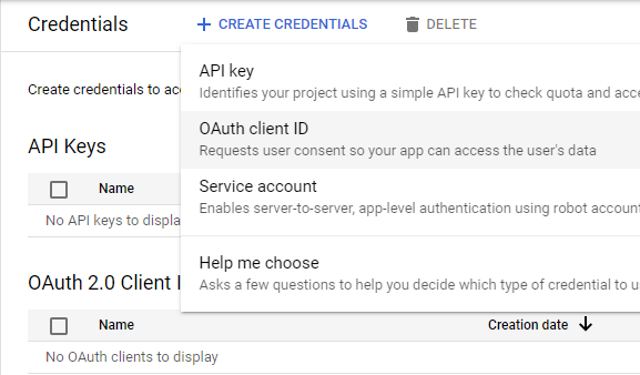 Oauth Client ID
