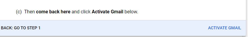 activate gmail