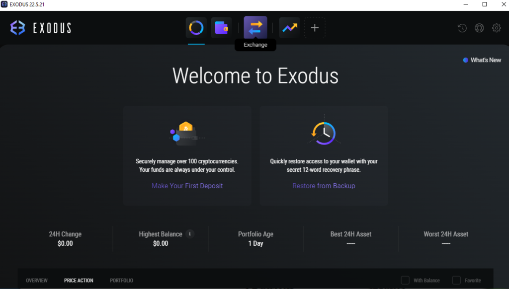 exodus wallet