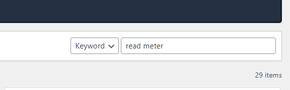 read meter