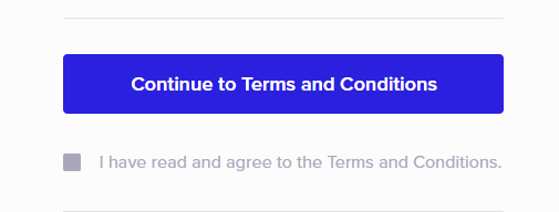 Continue to Terms and Conditions a