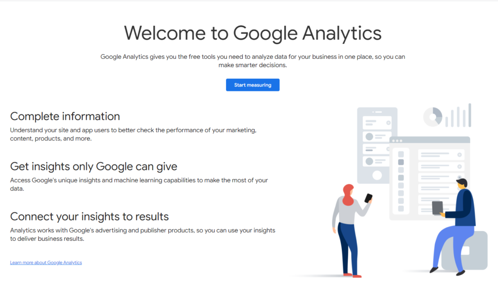 Welcome to google analytics