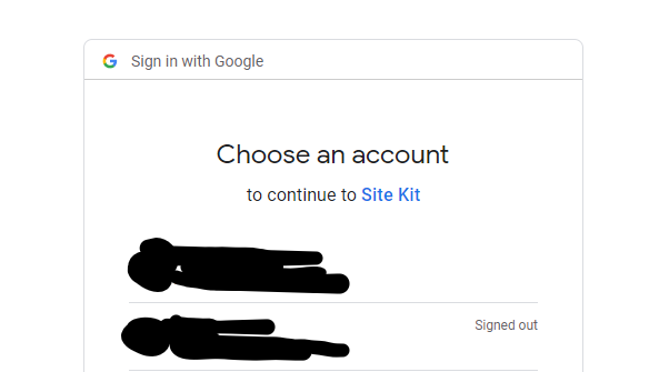 choose yor google account