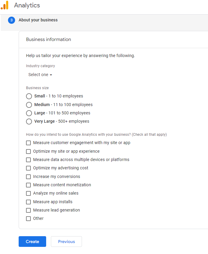 google analytics about your business