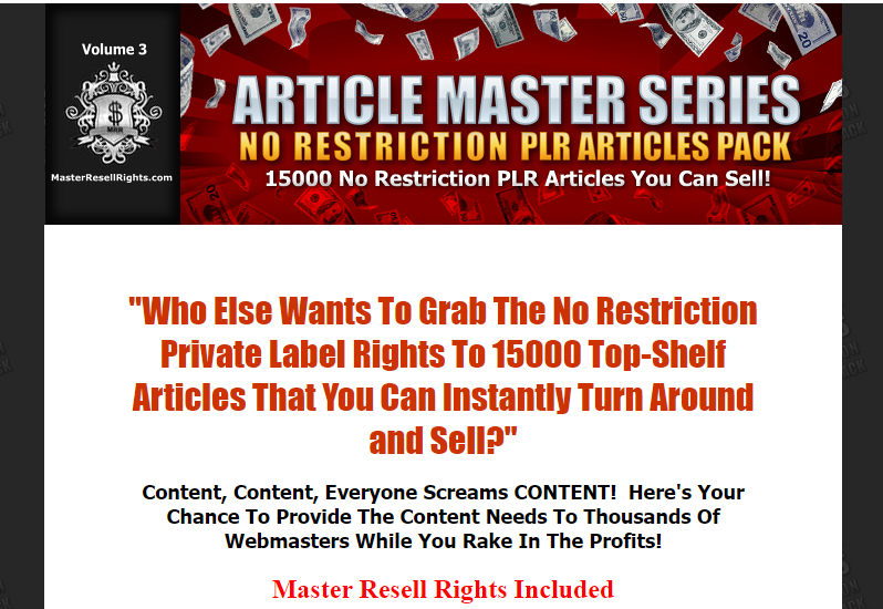 Article Master Series V3