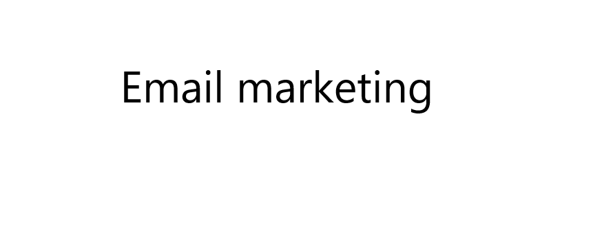 Email marketing