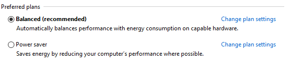 step 5 Change plan settings