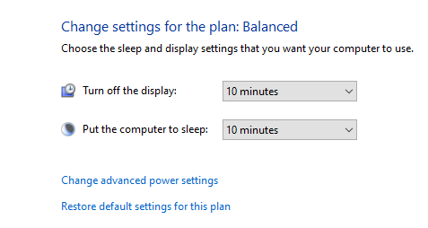 step 6 Change advance plan settings