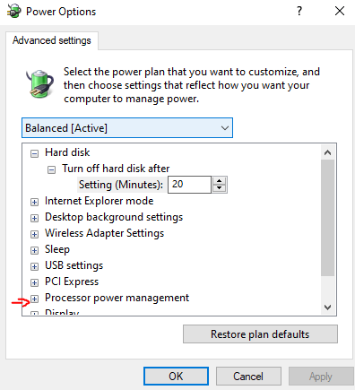 step 7 Processor power management